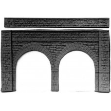 L8 Stone Viaduct 380mm x 214mm high Unpainted Kit O Scale 1:43