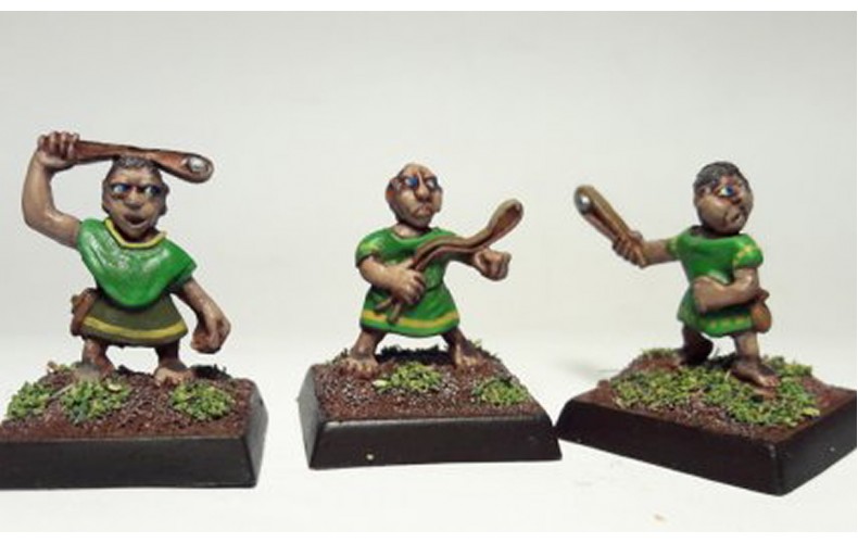 LMF13 Borderlands Militia Slingers Unpainted 28mm Scale 