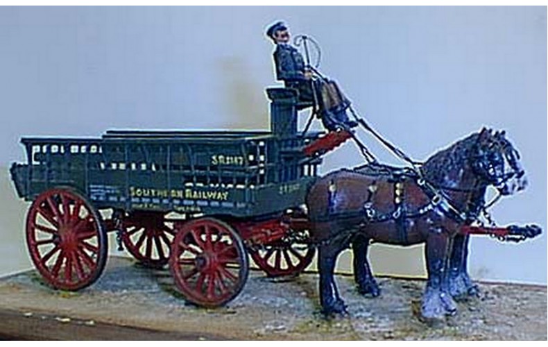 M1 LBSC/SR 5ton Horse Drawn Wagon Unpainted Kit O Scale 1:43