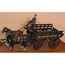 M2 G.W.R. 4.5ton Horse Drawn Wagon Unpainted Kit O Scale 1:43