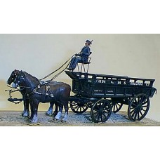 M3 L.M.S. 5ton Horse Drawn Wagon Unpainted Kit O Scale 1:43