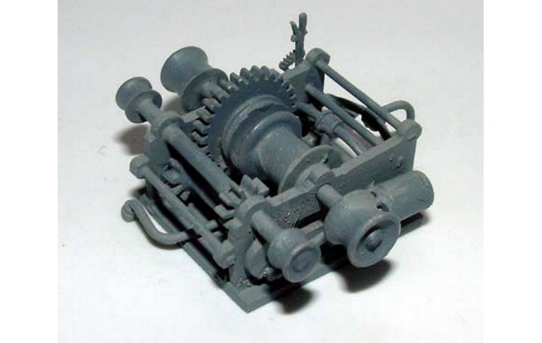 OM2b Steam Powered Winch (from puffer) Unpainted Kit O Scale 1:43