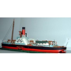 MB20 105' Paddle Steamer 'Hibernia' Unpainted Kit OO Scale 1:76