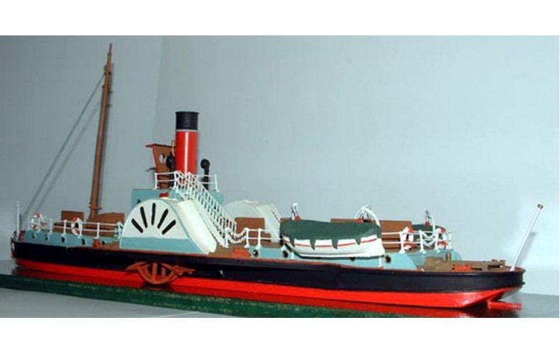 MB20 105' Paddle Steamer 'Hibernia' Unpainted Kit OO Scale 1:76