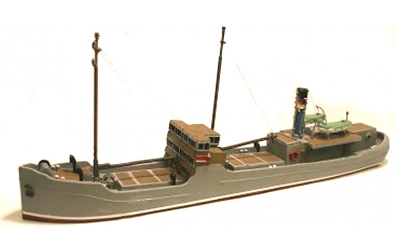 MB32 148ft Raised foredeck Freighter Unpainted Kit OO Scale 1:76