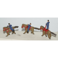 NIRC5 Cossack Riders x3 Unpainted Kit (N Scale 1/148th)