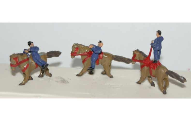 NIRC5 Cossack Riders x3 Unpainted Kit (N Scale 1/148th)
