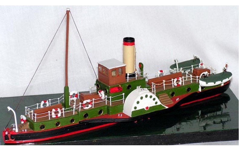 NMB12 105ft Paddle Steamer 'Hibernia' Unpainted Kit N Scale 1:148