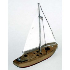 NMB13 30ft Wooden Sailing Yacht Unpainted Kit N Scale 1:148