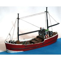 NMB17 NEW Fishing/Trawler wooden 64' Unpainted Kit N Scale 1:148