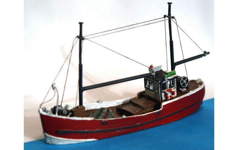 NMB17 NEW Fishing/Trawler wooden 64' Unpainted Kit N Scale 1:148
