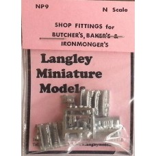 NP9 Butcher, Baker & Ironmonger Unpainted Kit N Scale 1:148