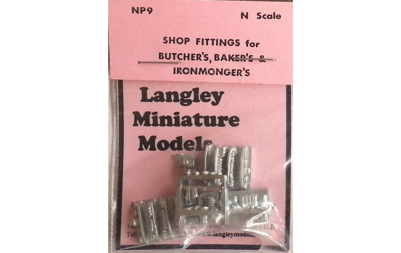 NP9 Butcher, Baker & Ironmonger Unpainted Kit N Scale 1:148