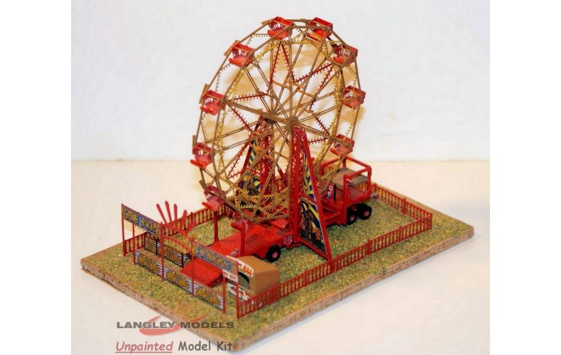 NQ13 12 Car Ely Wheel (Big Wheel Scene) Unpainted Kit N Scale 1:148