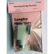 NQ13a Big Wheel Motorising  Unpainted Kit N Scale 1:148