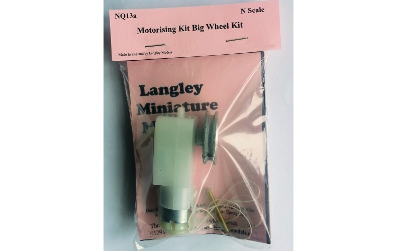 NQ13a Big Wheel Motorising  Unpainted Kit N Scale 1:148