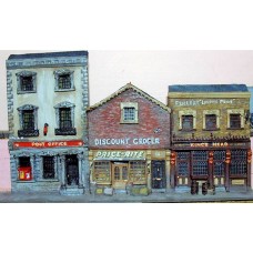 NV2set Pub, Post Office & shop Unpainted Kit N Scale 1:148
