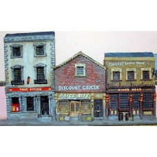 NV2set Pub, Post Office & shop Unpainted Kit N Scale 1:148