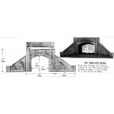 NV3 Road over bridge (both sides) Unpainted Kit N Scale 1:148