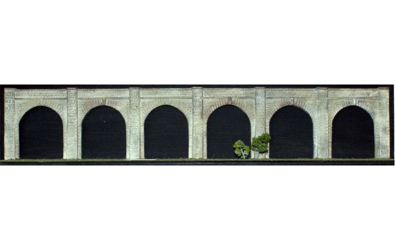 NV6 Viaduct - 6 arches (1 x 14") Unpainted Kit N Scale 1:148