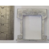 OC6b Small Window - Victorian Decorated Unpainted Kit O Scale 1:43