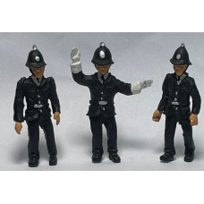 OF30p Painted 3 policeman (one traffic) ( O Scale 1/43rd)