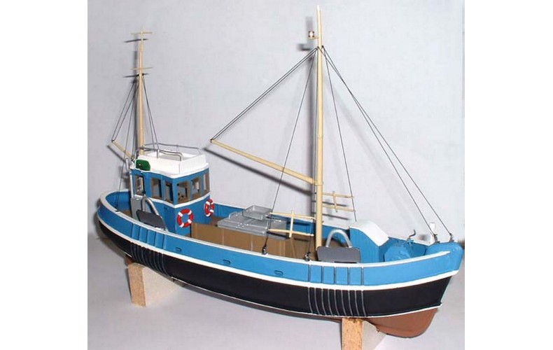 OM1 45ft Fishing Trawler (resin, hollow hull) Unpainted Kit O Scale 1:43