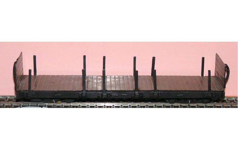 OP2 L.& B. Bogie Platform Wagon OP2 Unpainted Kit OO Scale 1:43