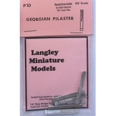 P10 6 Georgian Pilasters Unpainted Kit OO Scale 1:76