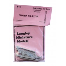 P11 6 Fluted Pilasters Unpainted Kit OO Scale 1:76