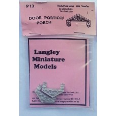 P13 2 x Door Portico/porch Unpainted Kit OO Scale 1:76