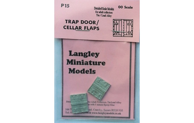 P15 2 trap-door (cellar entrance) Unpainted Kit OO Scale 1:76