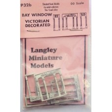 P32b 2 Bay Windows - Victorian decorated Unpainted Kit OO Scale 1:76