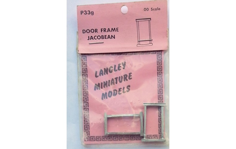 P33g 2 Door frames - Jacobean Unpainted Kit OO Scale 1:76