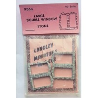 P36a 2 large double window - Stone Unpainted Kit OO Scale 1:76