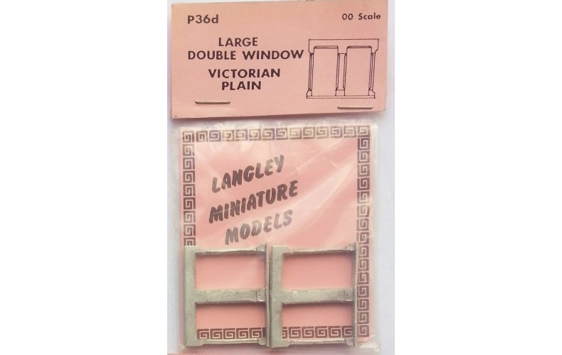 P36d 2 large double window - Victorian Plain Unpainted Kit OO Scale 1:76