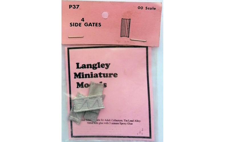 P37 4 Side Gates Unpainted Kit OO Scale 1:76