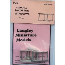 P3b 4 small Jacobean windows Unpainted Kit OO Scale 1:76