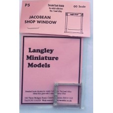 P5 Jacobean large shop window Unpainted Kit OO Scale 1:76