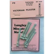 P9 6 Victorian Pilasters Unpainted Kit OO Scale 1:76