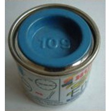 PP109 Humbrol Enamel Matt Paint Tinlet 14ml Code: 109 Mid Blue