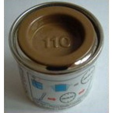 PP110 Humbrol Enamel Matt Paint Tinlet 14ml Code: 110 Mid Brown 