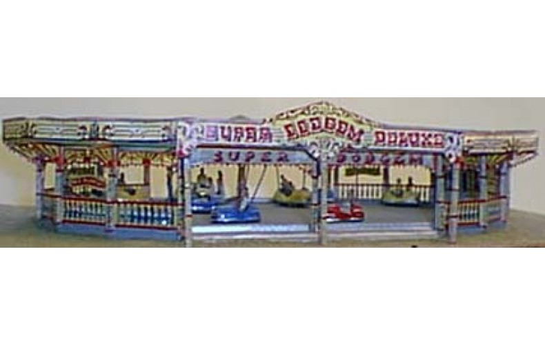 Q1 Dodgem Ride & traditional artwork Unpainted Kit OO Scale 1:76 