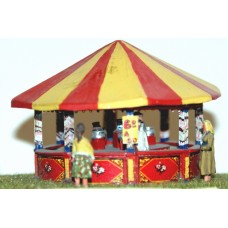 Q14 Hoop-La (round stall) Unpainted Kit OO Scale 1:76 