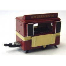 Q2 Pay Booth - caravan style Unpainted Kit OO Scale 1:76 