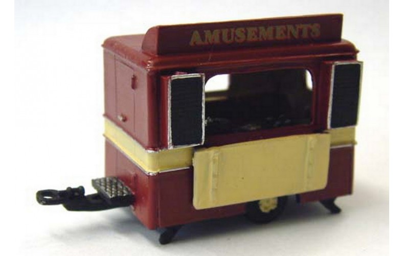 Q2 Pay Booth - caravan style Unpainted Kit OO Scale 1:76 