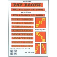 Q2t Pay Booth Decals (OO scale 1/76th)