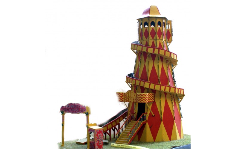 Q36 Helter Skelter (Lighthouse type) Unpainted Kit OO Scale 1:76 