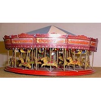 Q42 36 Horse Galloper/Carousel Ride Unpainted Kit OO Scale 1:76 