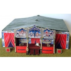 Q44 Boxing Booth incl rear tent Unpainted Kit OO Scale 1:76 